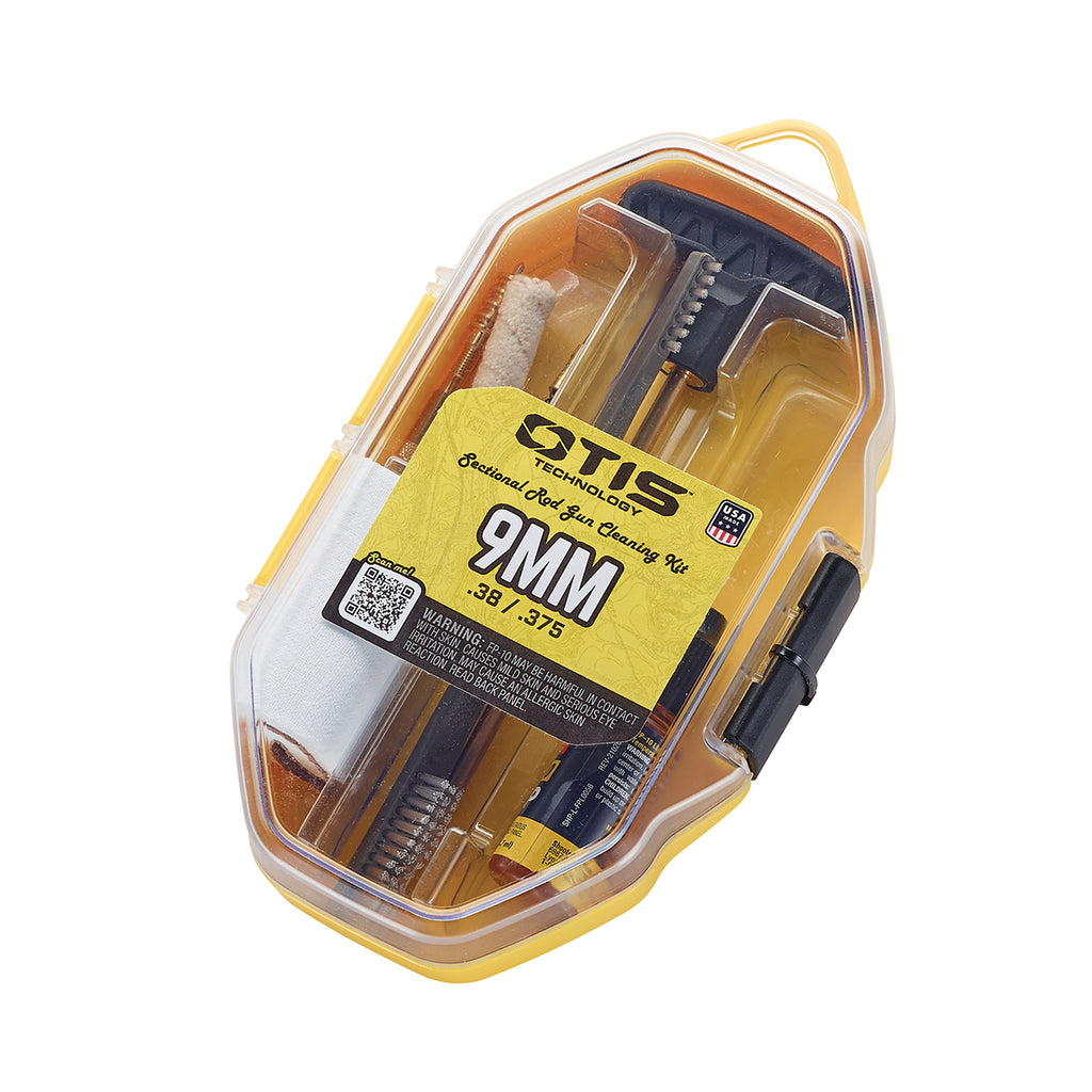 Otis 38/.357/9mm Handgun Cleaning Kit (Solid Rod Design)