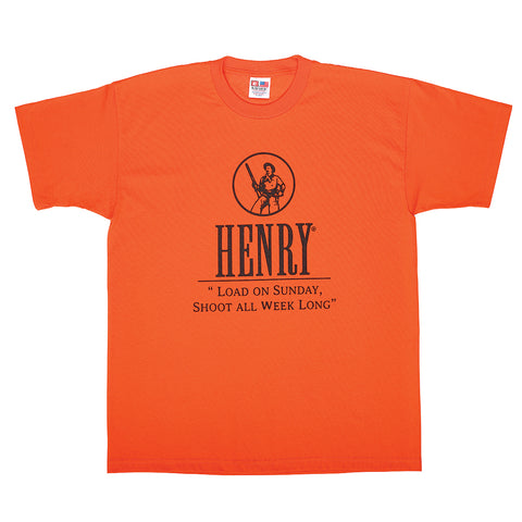 Henry Orange Classic Short Sleeve Tee