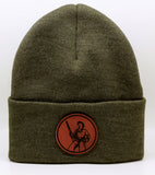 Henry Leather Patch Winter Cap